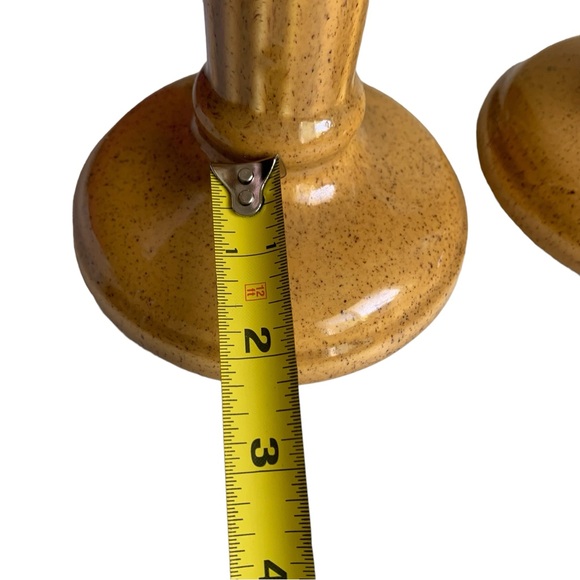 RARE VINTAGE PEDESTAL CLASSIC Royal Haeger Ceramic Pair Candlesticks - Picture 9 of 9